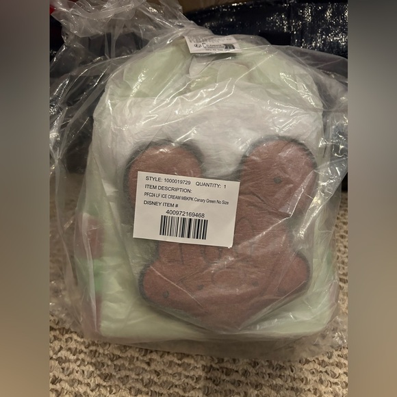 Disney Loungefly Mint Chocolate chip Backpack Set - Picture 2 of 15